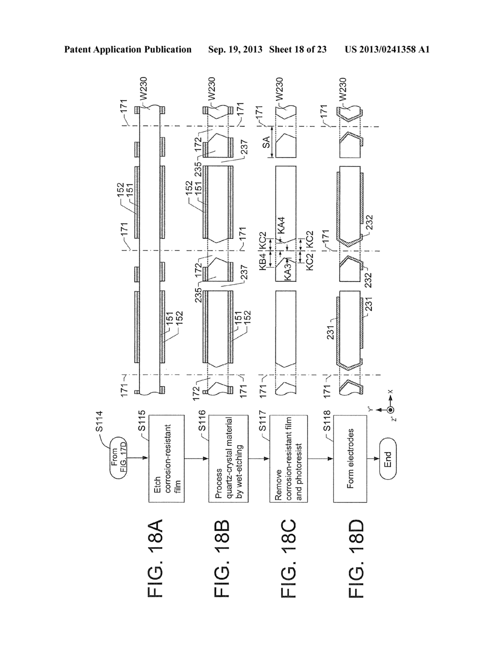 QUARTZ CRYSTAL DEVICE AND METHOD FOR FABRICATING THE SAME - diagram, schematic, and image 19