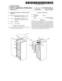 Motorized Upper and Lower Storage Shelves diagram and image