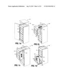 Motorized Upper and Lower Storage Shelves diagram and image