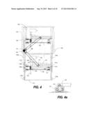 Motorized Upper and Lower Storage Shelves diagram and image