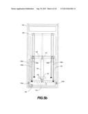 Motorized Upper and Lower Storage Shelves diagram and image