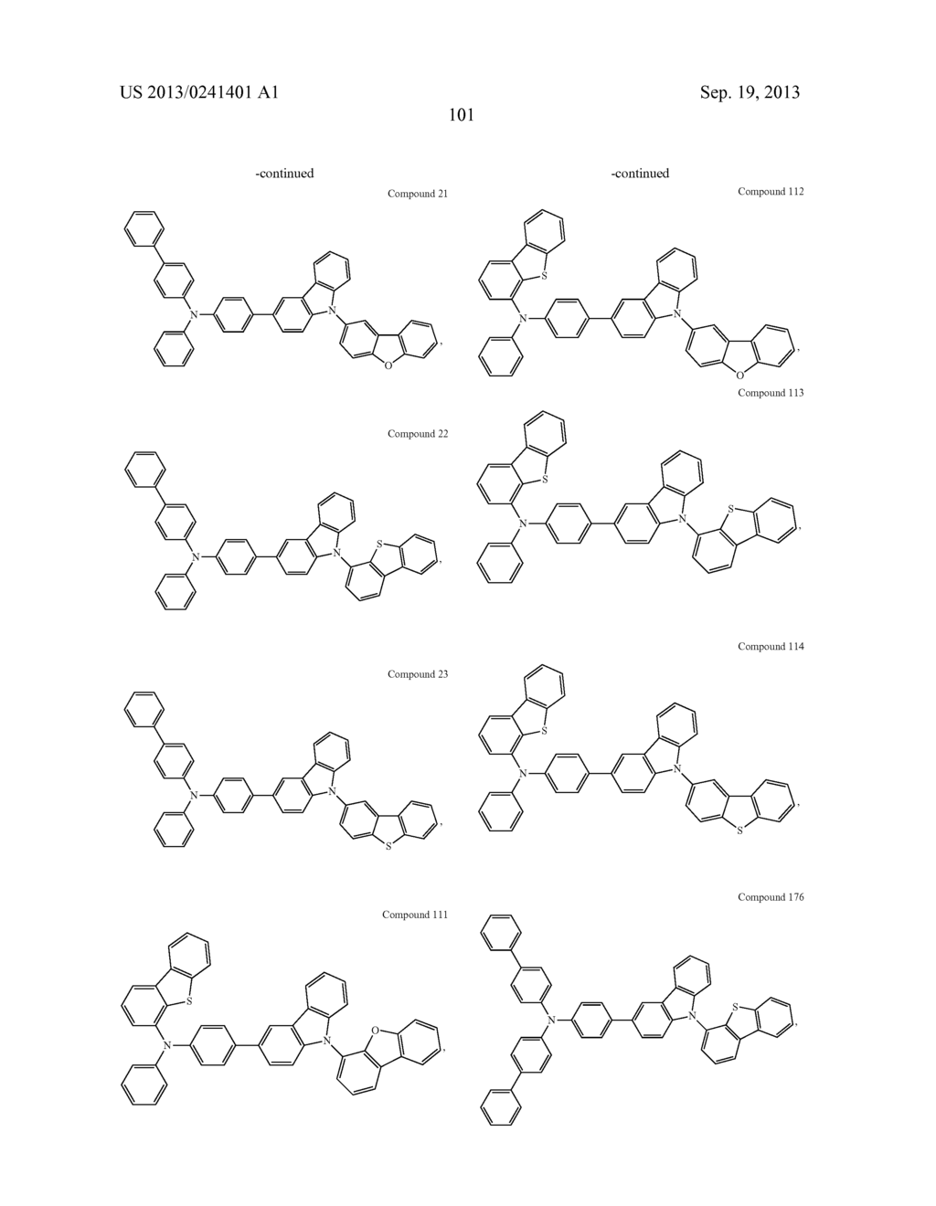 SECONDARY HOLE TRANSPORTING LAYER WITH DIARYLAMINO-PHENYL-CARBAZOLE     COMPOUNDS - diagram, schematic, and image 105