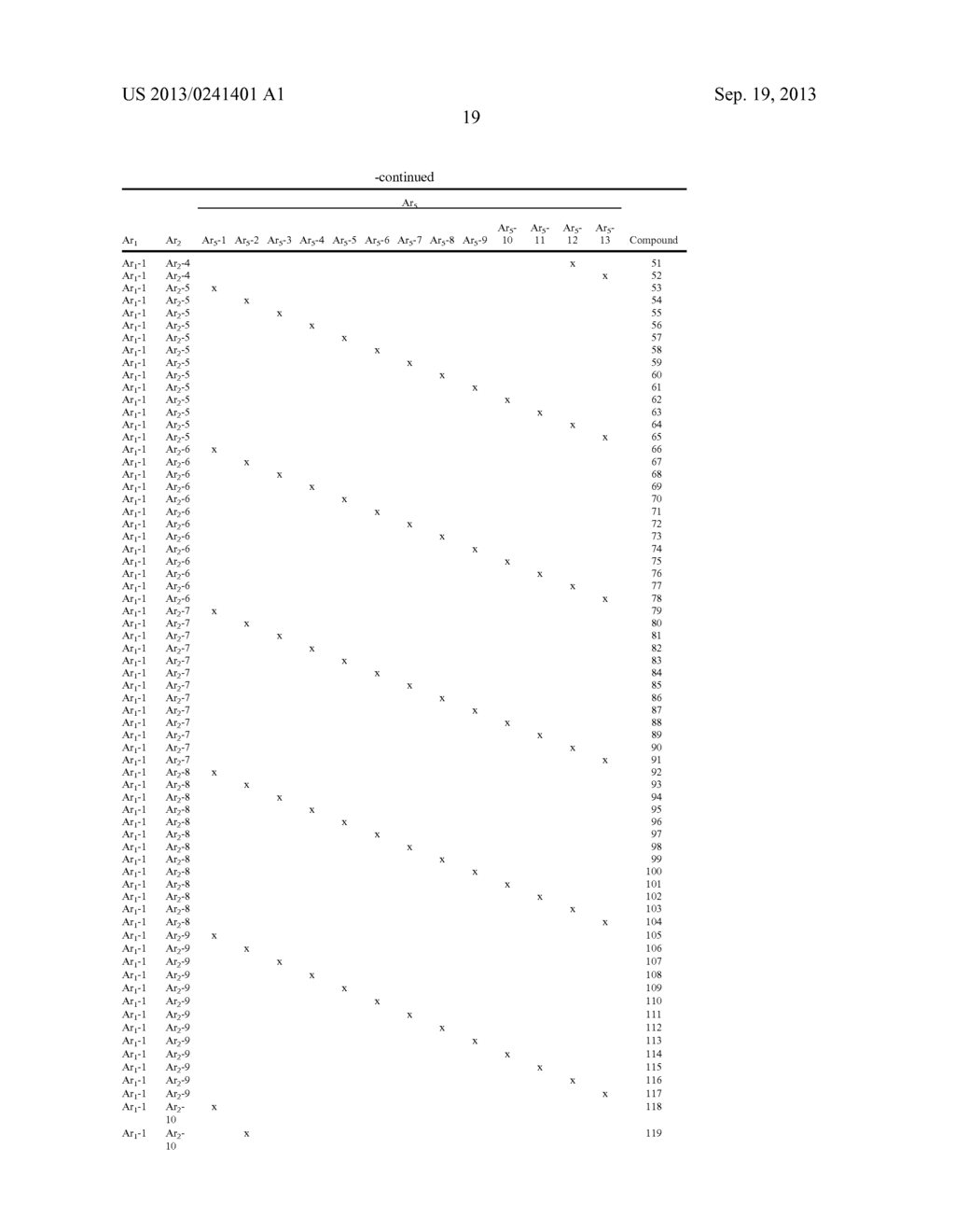 SECONDARY HOLE TRANSPORTING LAYER WITH DIARYLAMINO-PHENYL-CARBAZOLE     COMPOUNDS - diagram, schematic, and image 23