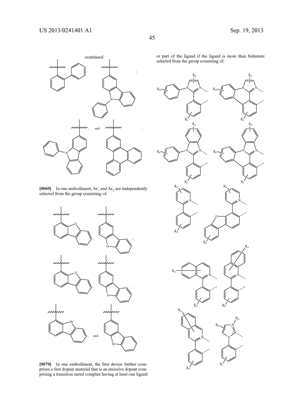 SECONDARY HOLE TRANSPORTING LAYER WITH DIARYLAMINO-PHENYL-CARBAZOLE     COMPOUNDS - diagram, schematic, and image 49