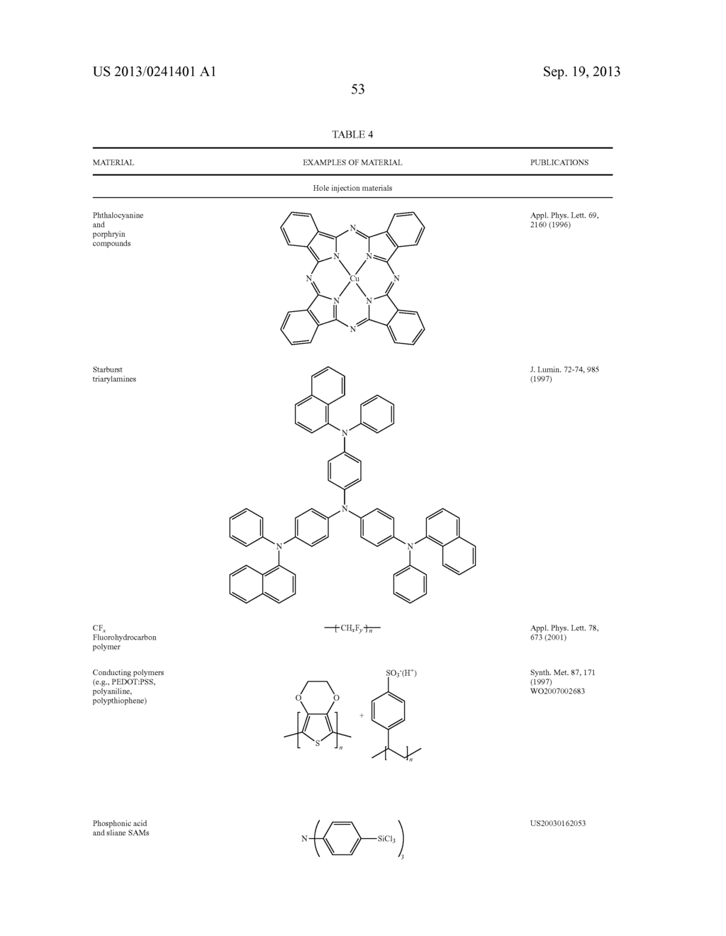 SECONDARY HOLE TRANSPORTING LAYER WITH DIARYLAMINO-PHENYL-CARBAZOLE     COMPOUNDS - diagram, schematic, and image 57