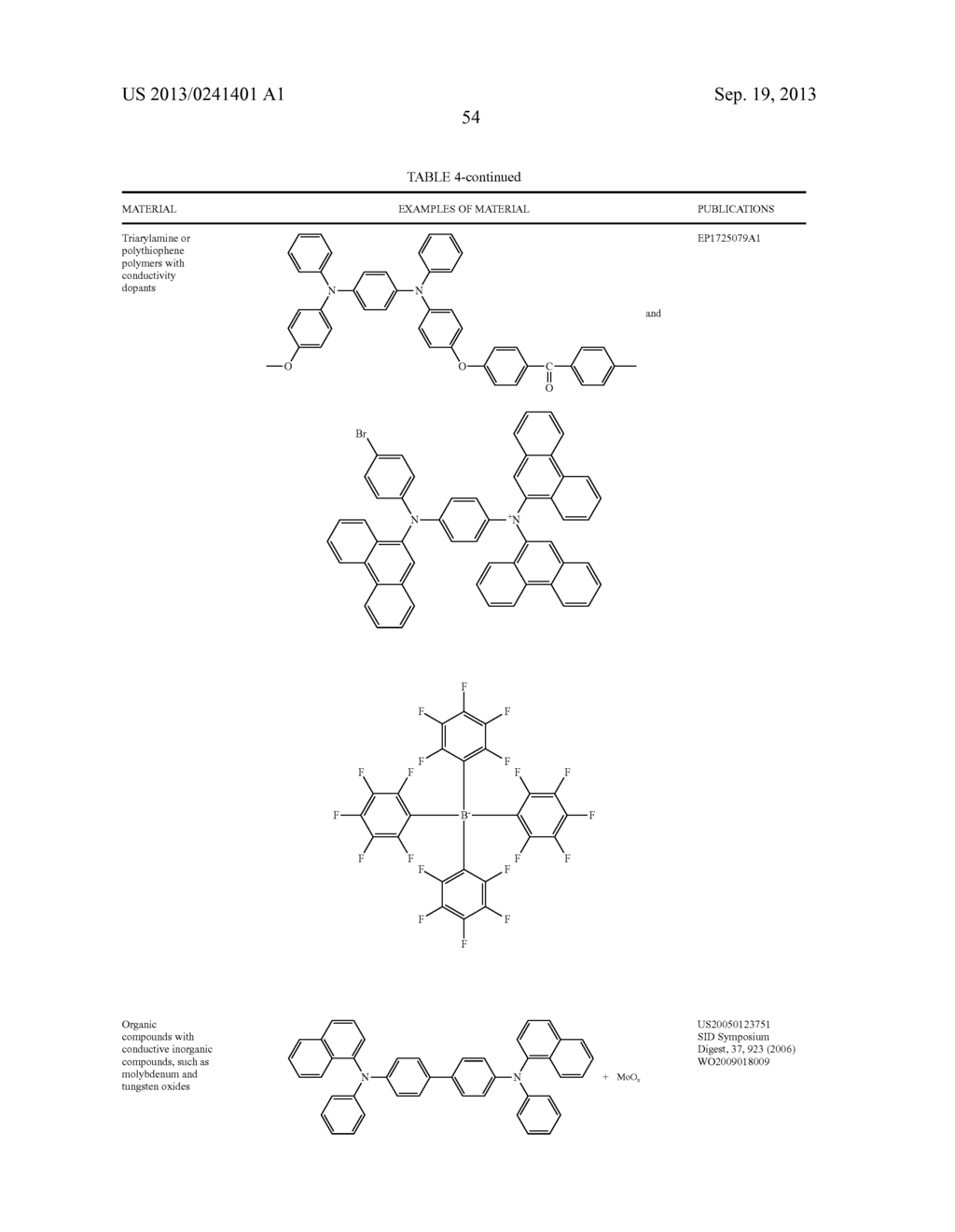 SECONDARY HOLE TRANSPORTING LAYER WITH DIARYLAMINO-PHENYL-CARBAZOLE     COMPOUNDS - diagram, schematic, and image 58