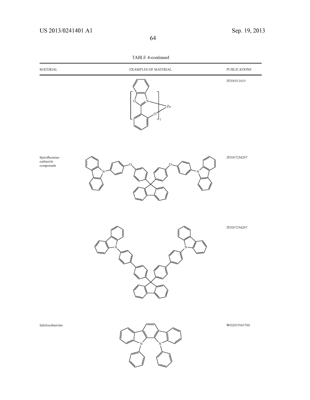 SECONDARY HOLE TRANSPORTING LAYER WITH DIARYLAMINO-PHENYL-CARBAZOLE     COMPOUNDS - diagram, schematic, and image 68