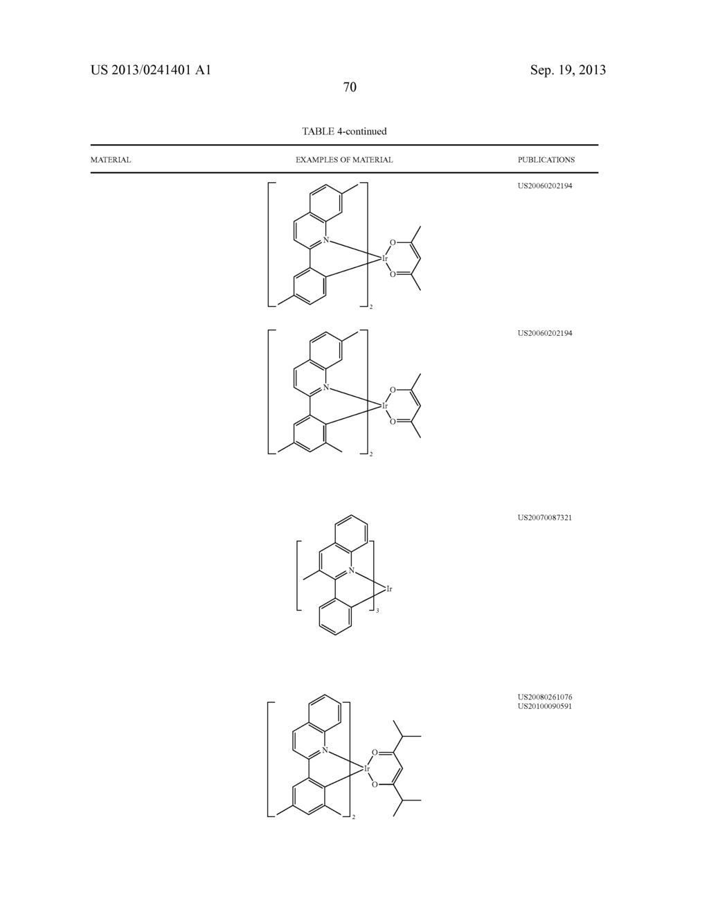 SECONDARY HOLE TRANSPORTING LAYER WITH DIARYLAMINO-PHENYL-CARBAZOLE     COMPOUNDS - diagram, schematic, and image 74