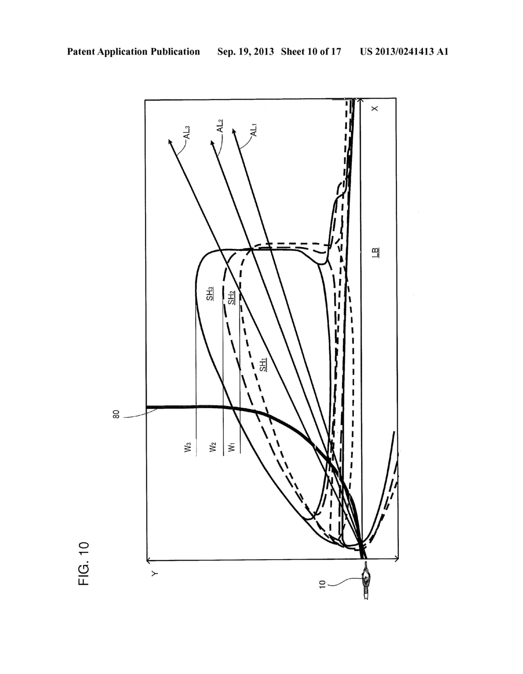 SUB HEADLIGHT UNIT AND SUB HEADLIGHT SYSTEM FOR USE IN VEHICLE THAT LEANS     INTO TURNS, AND VEHICLE THAT LEANS INTO TURNS - diagram, schematic, and image 11