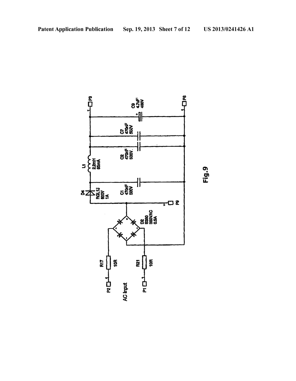 LED LIGHT COMPRISING AN INTEGRATED DRIVER - diagram, schematic, and image 08