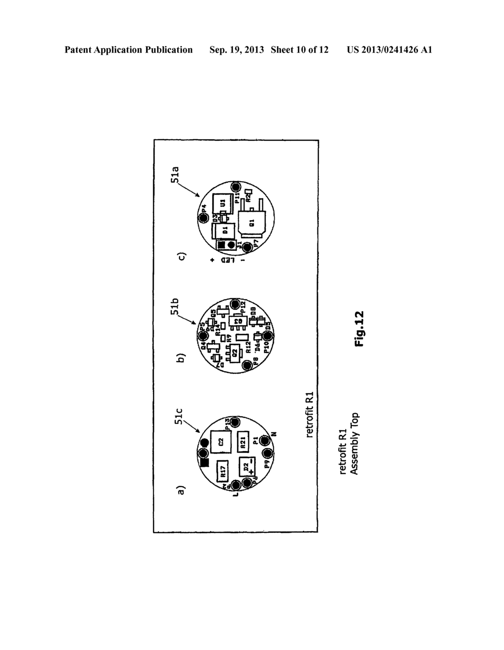 LED LIGHT COMPRISING AN INTEGRATED DRIVER - diagram, schematic, and image 11