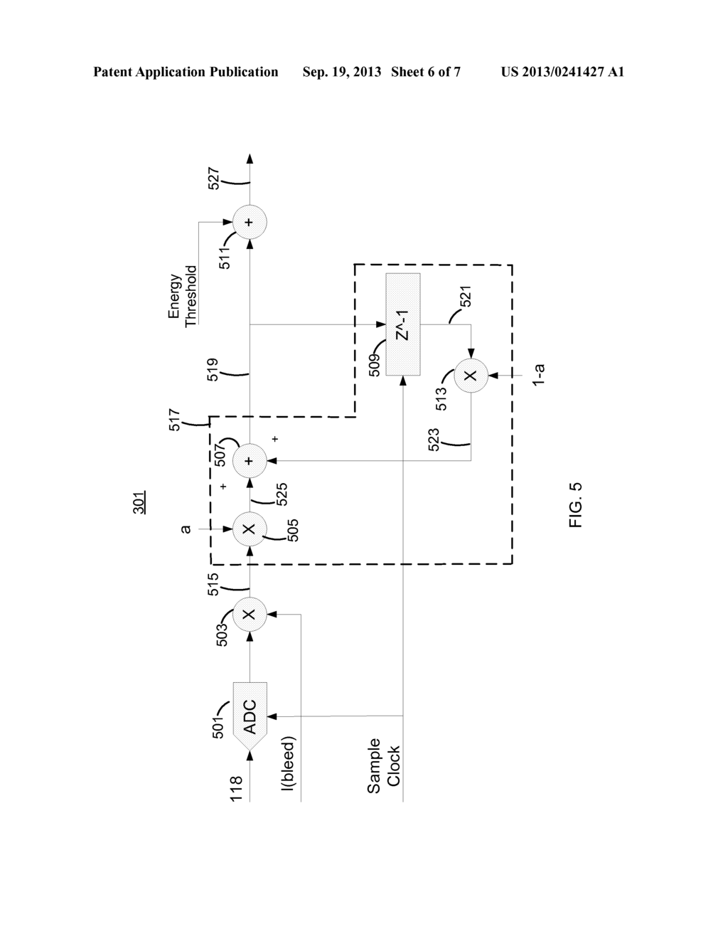 POWER DISSIPATION MONITOR FOR CURRENT SINK FUNCTION OF POWER SWITCHING     TRANSISTOR - diagram, schematic, and image 07