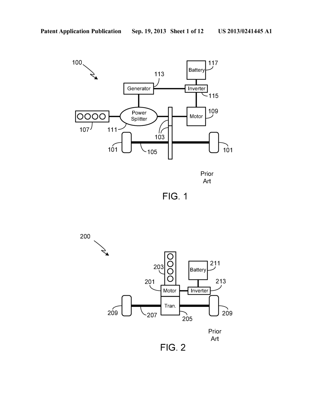 Method of Operating a Dual Motor Drive and Control System for an Electric     Vehicle - diagram, schematic, and image 02