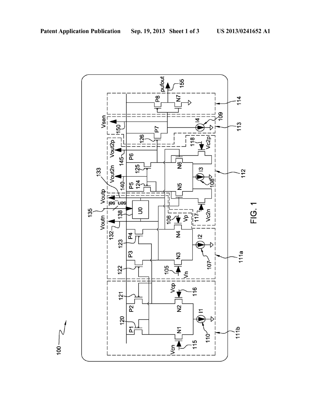 UTILIZING A SENSE AMPLIFIER TO SELECT A SUITABLE CIRCUIT - diagram, schematic, and image 02