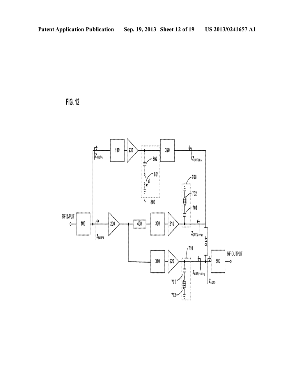 MULTI-MODE DOHERTY POWER AMPLIFIER - diagram, schematic, and image 13