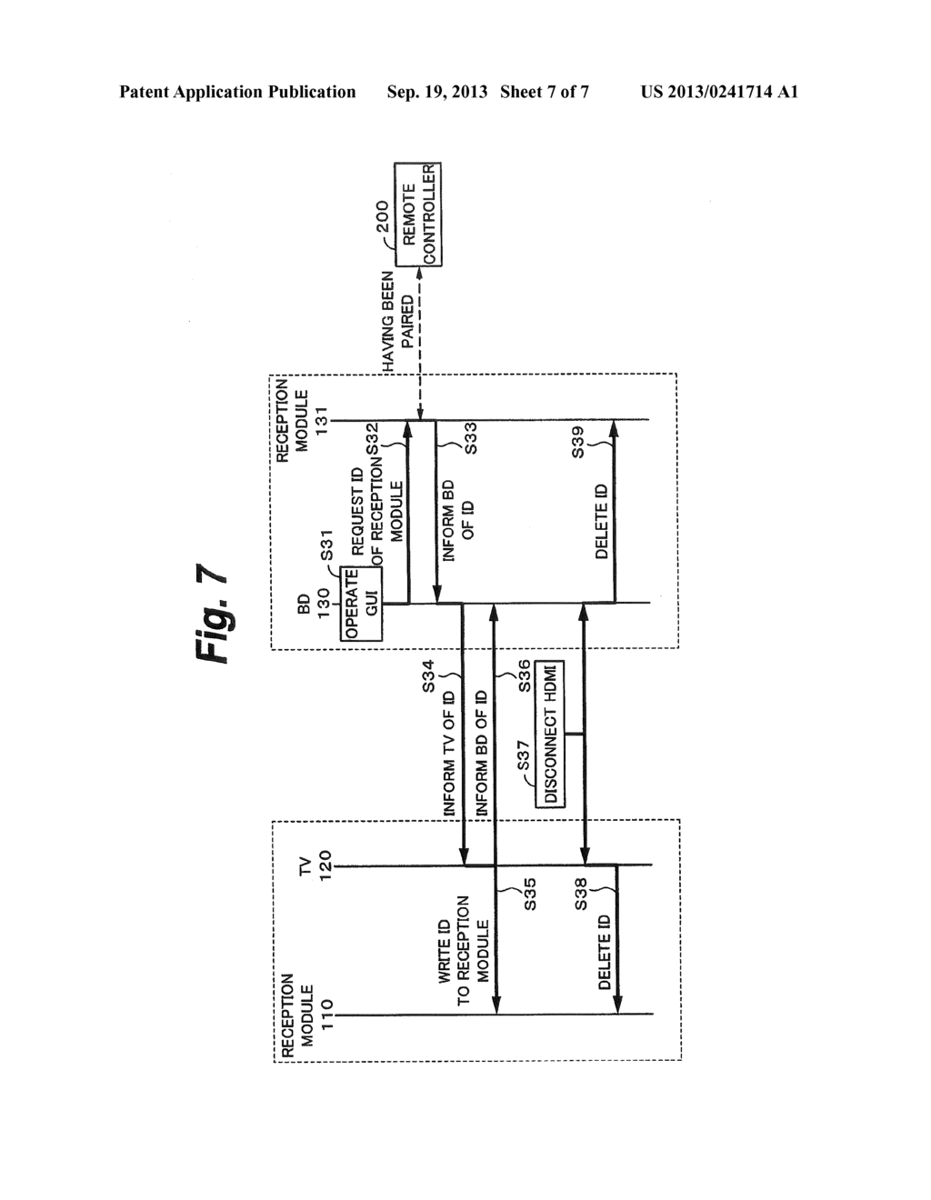 REMOTE CONTROLLING APPARATUS, RECEPTION APPARATUS, AND REMOTE CONTROL     METHOD - diagram, schematic, and image 08