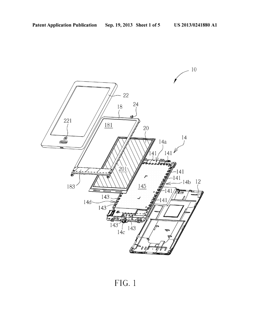 ELECTRONIC DEVICE WITH INVISIBLE LIGHT TOUCH PANEL - diagram, schematic, and image 02