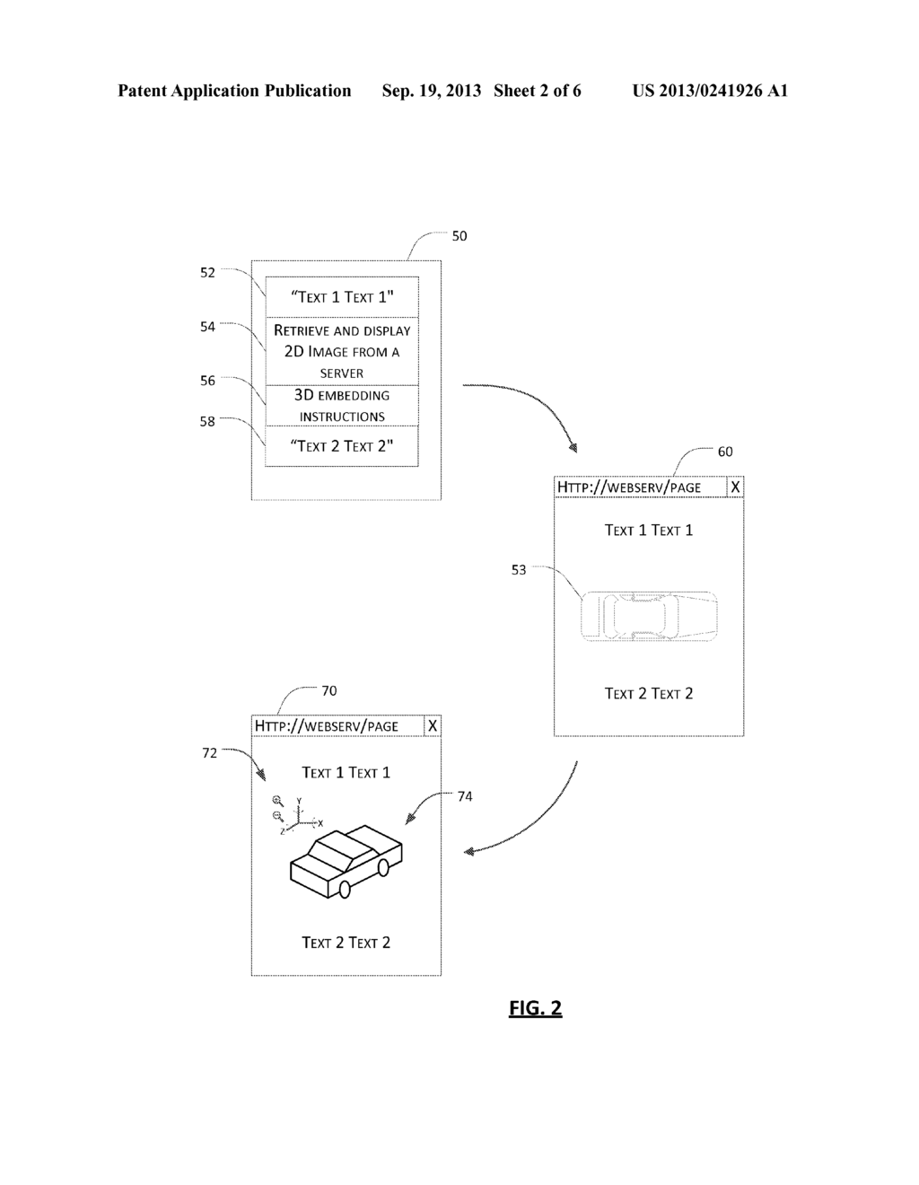 SYSTEMS AND METHODS FOR TRANSMITTING AND RENDERING 3D VISUALIZATIONS OVER     A NETWORK - diagram, schematic, and image 03