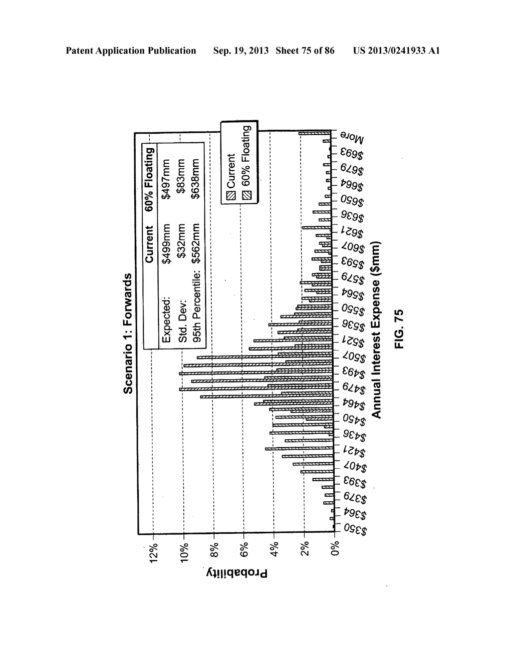 METHODS AND SYSTEMS FOR PROVIDING INTEREST RATE SIMULATION DISPLAYS - diagram, schematic, and image 76