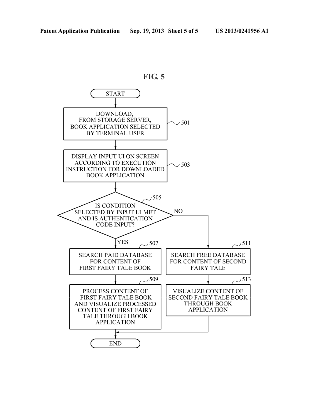 APPARATUS AND METHOD FOR PROVIDING HYBRID FAIRY TALE BOOK IN MOBILE     TERMINAL - diagram, schematic, and image 06