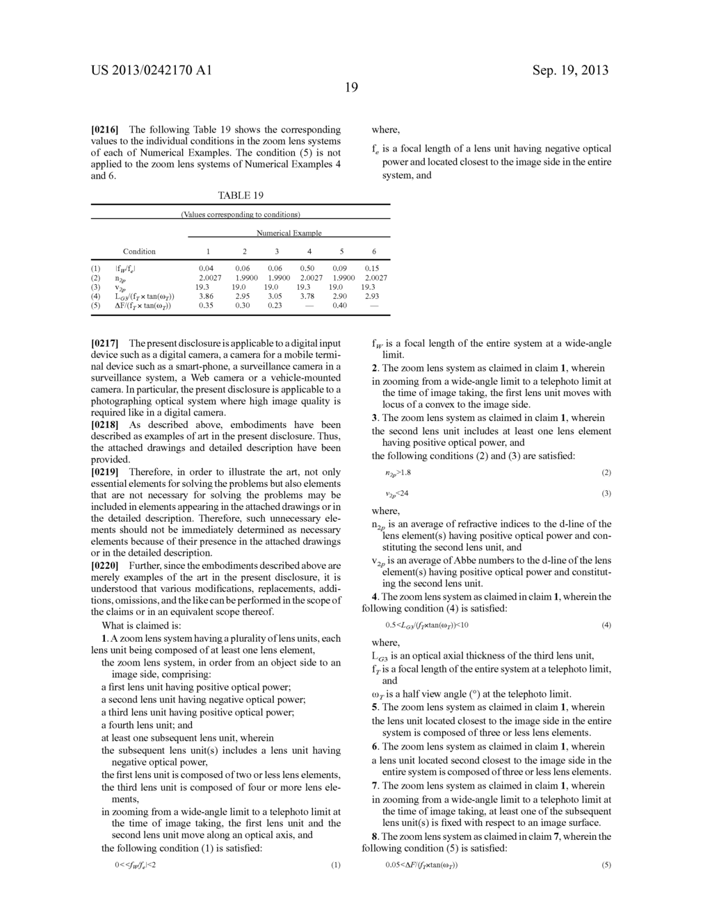 ZOOM LENS SYSTEM, IMAGING DEVICE AND CAMERA - diagram, schematic, and image 39