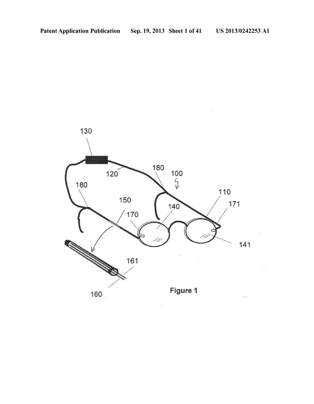 Eyeware Including A Heads Up Display - diagram, schematic, and image 02