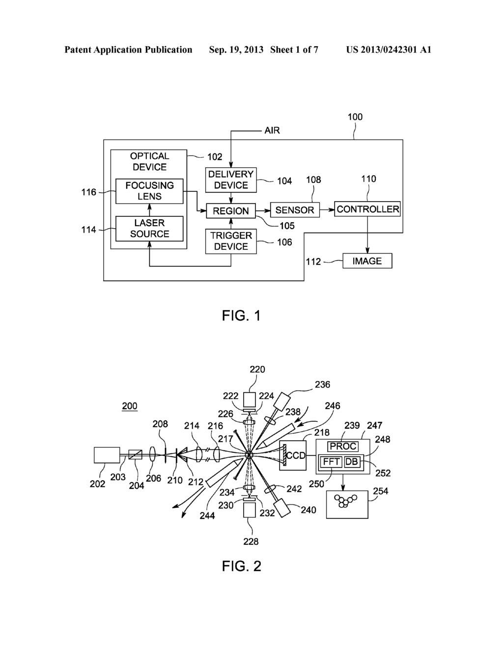 Methods and Apparatuses for Contact-Free Holographic Imaging of Aerosol     Particles - diagram, schematic, and image 02