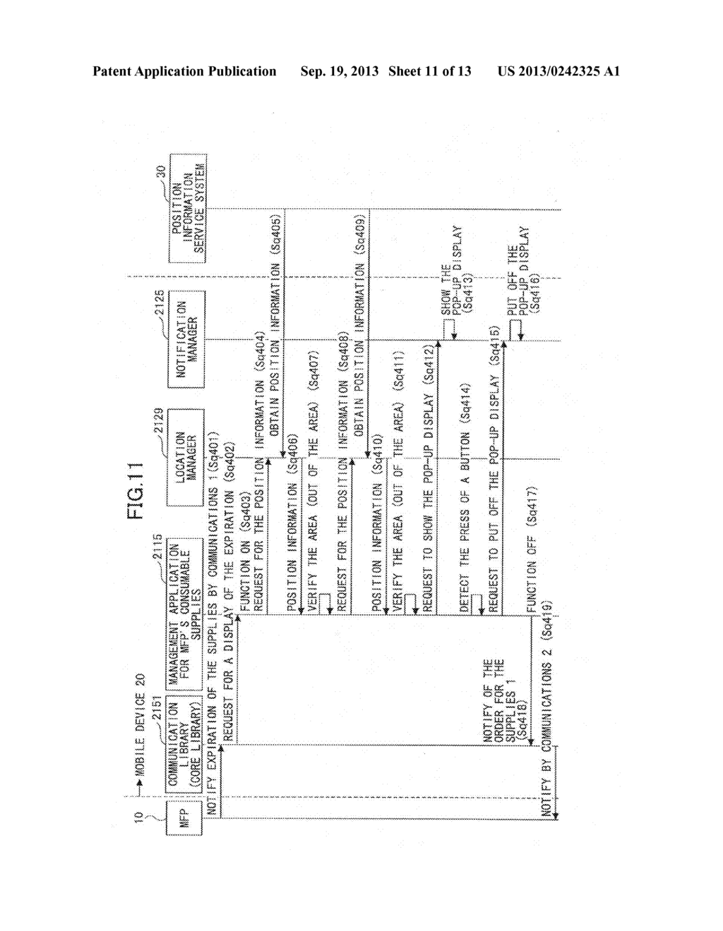 COMMUNICATION SYSTEM, METHOD AND STORAGE MEDIUM - diagram, schematic, and image 12