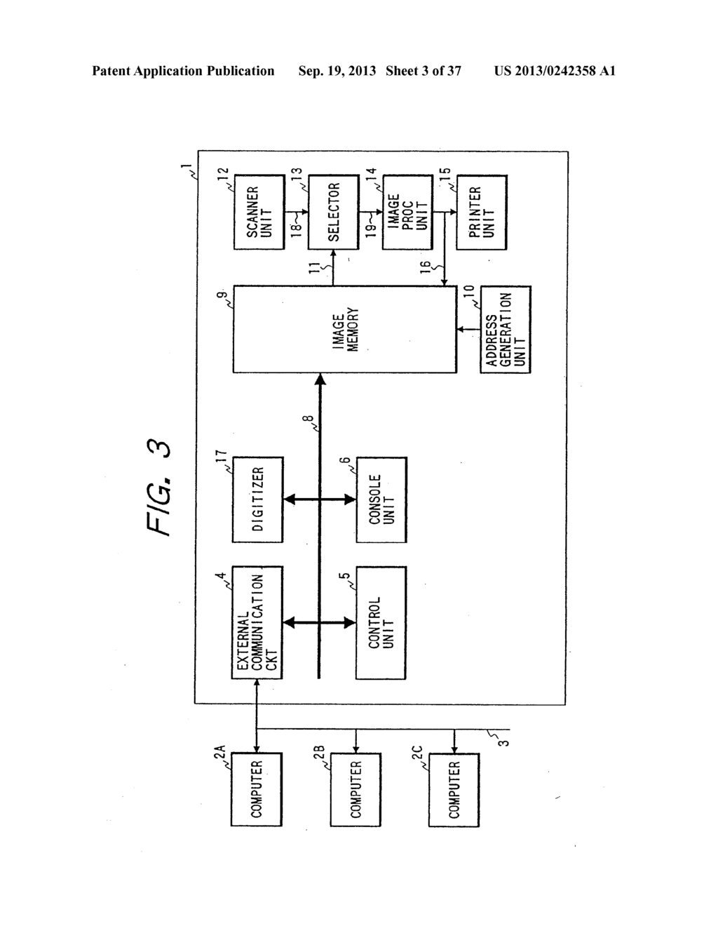 IMAGE READING DEVICE AND IMAGE PROCESSING METHOD UTILIZING THE SAME - diagram, schematic, and image 04