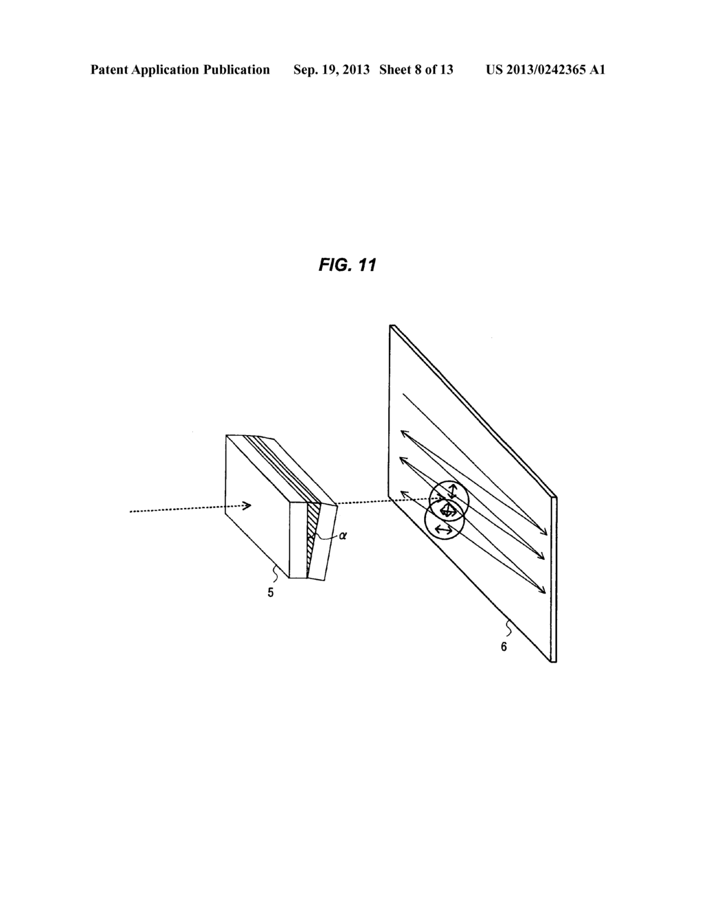 SCANNING DISPLAY DEVICE AND SPECKLE REDUCTION METHOD - diagram, schematic, and image 09