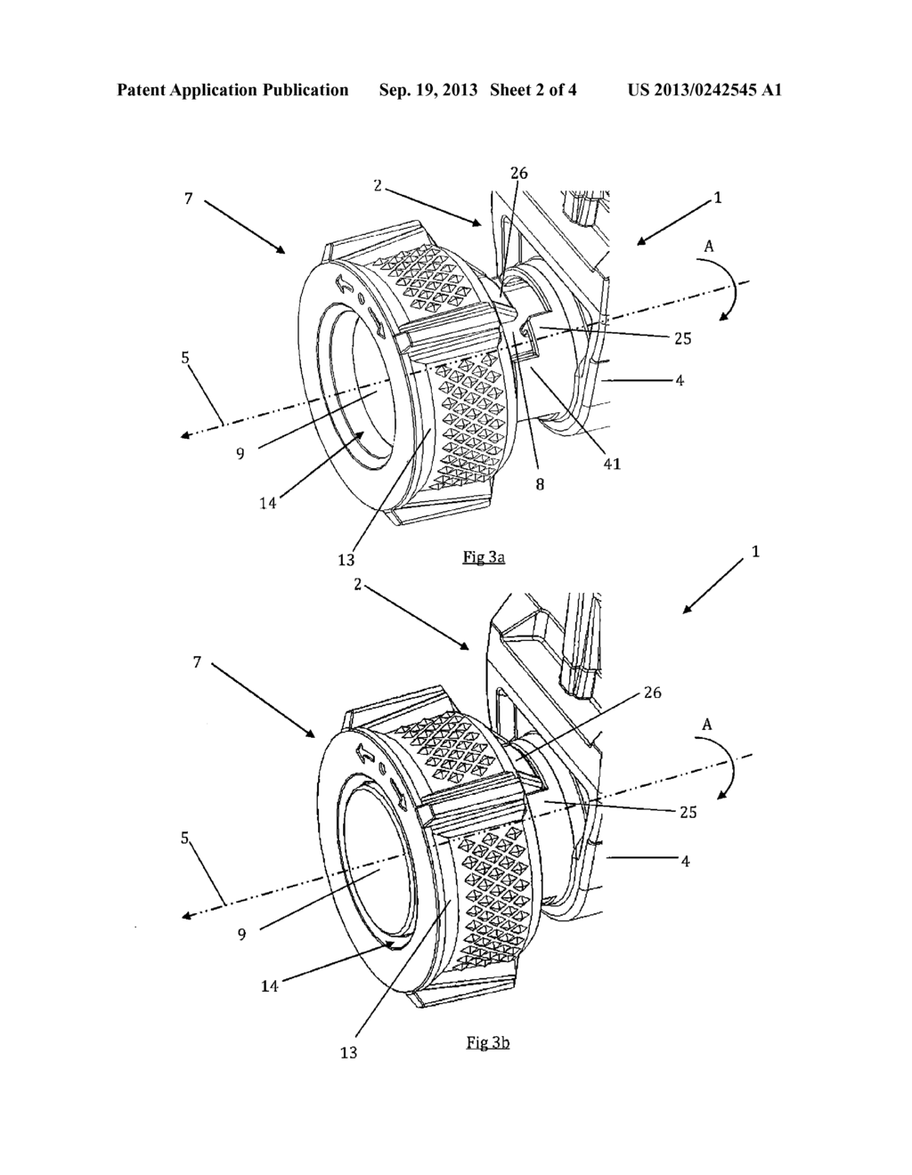 PORTABLE ELECTRIC LAMP WITH A COMPACT CASING HOUSING A LIGHTING MODULE     CONTROLLED BY A ROTARY ACTUATOR - diagram, schematic, and image 03