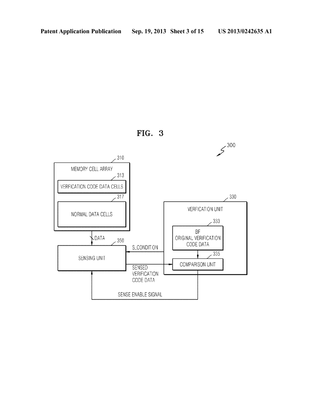 SEMICONDUCTOR MEMORY DEVICE INCLUDING SENSING VERIFICATION UNIT - diagram, schematic, and image 04