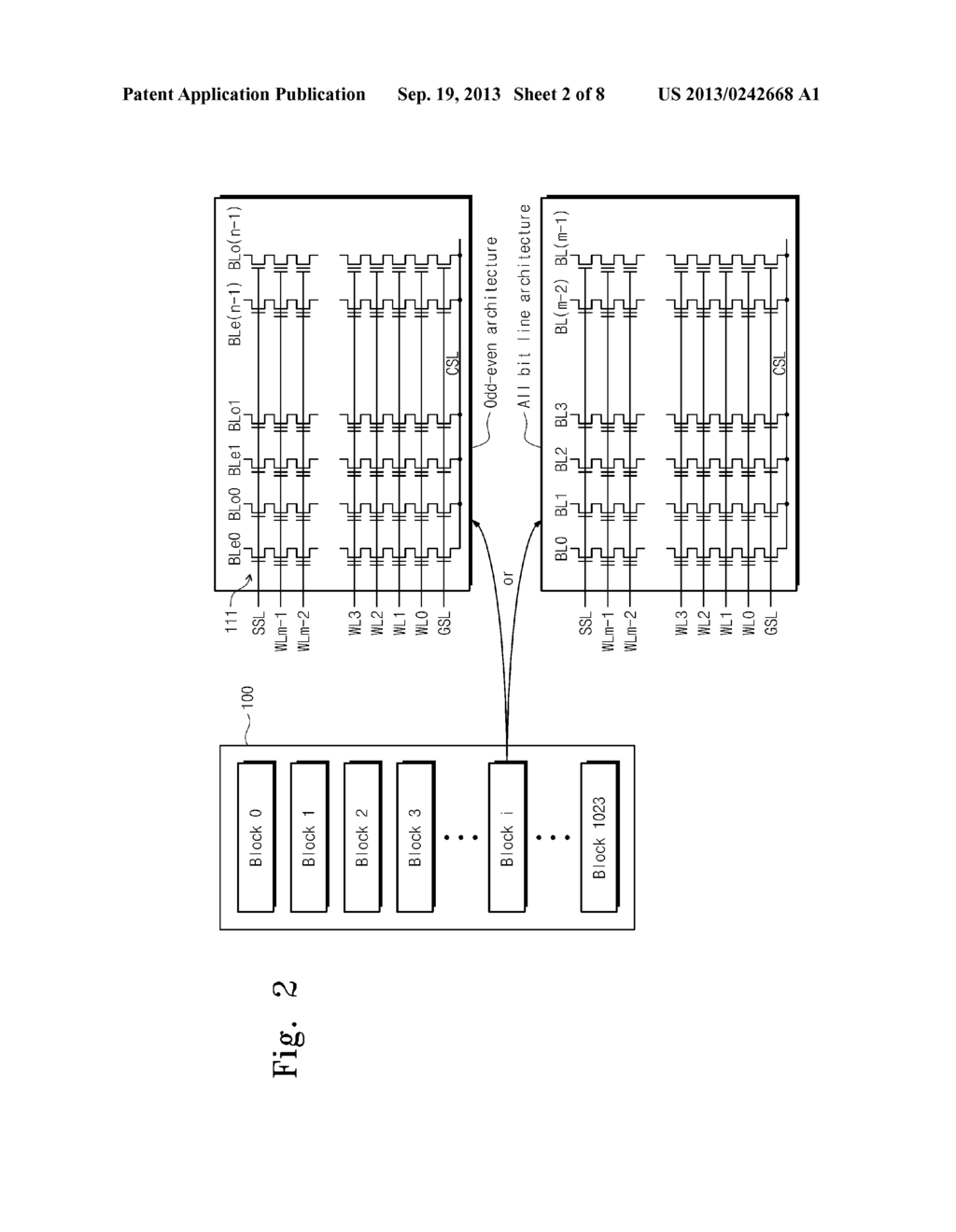 FLASH MEMORY DEVICE AND METHOD OF PROGRAMMING SAME - diagram, schematic, and image 03