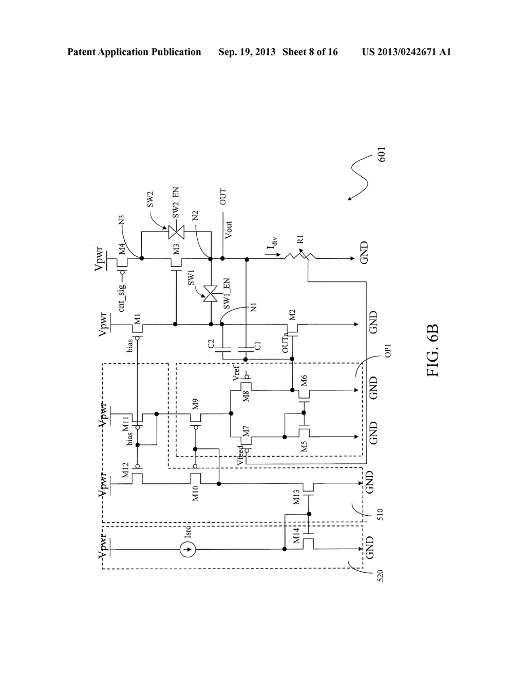 VOLTAGE REGULATOR FOR BIASING A NAND MEMORY DEVICE - diagram, schematic, and image 09