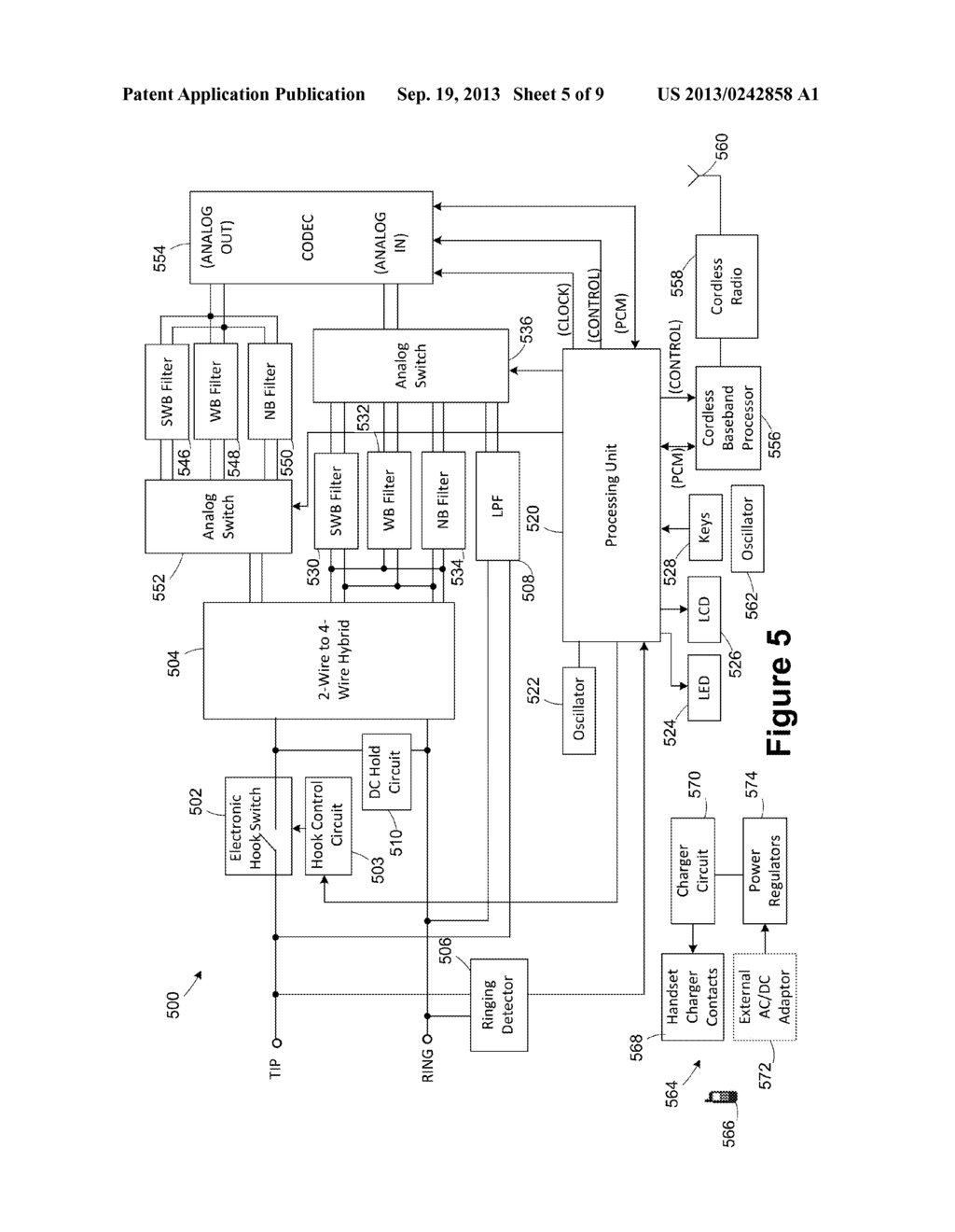 METHOD AND APPARATUS FOR WIDEBAND AND SUPER-WIDEBAND TELEPHONY - diagram, schematic, and image 06