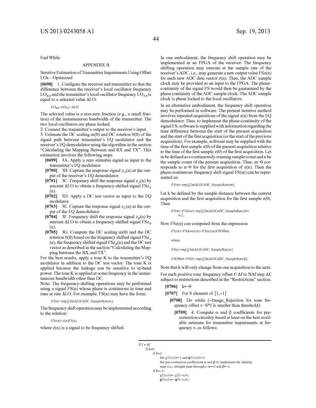 Mechanism for Measuring Transmitter I/Q Impairments Using Shared Local     Oscillators - diagram, schematic, and image 88