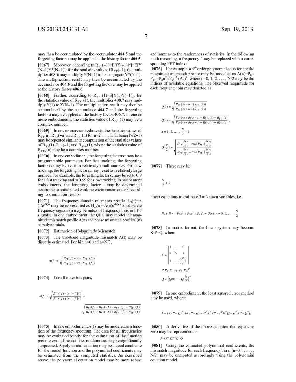 REAL-TIME I/Q IMBALANCE CORRECTION FOR WIDE-BAND RF RECEIVER - diagram, schematic, and image 21