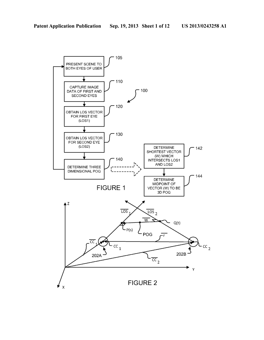 METHODS AND APPARATUS FOR ESTIMATING POINT-OF-GAZE IN THREE DIMENSIONS - diagram, schematic, and image 02