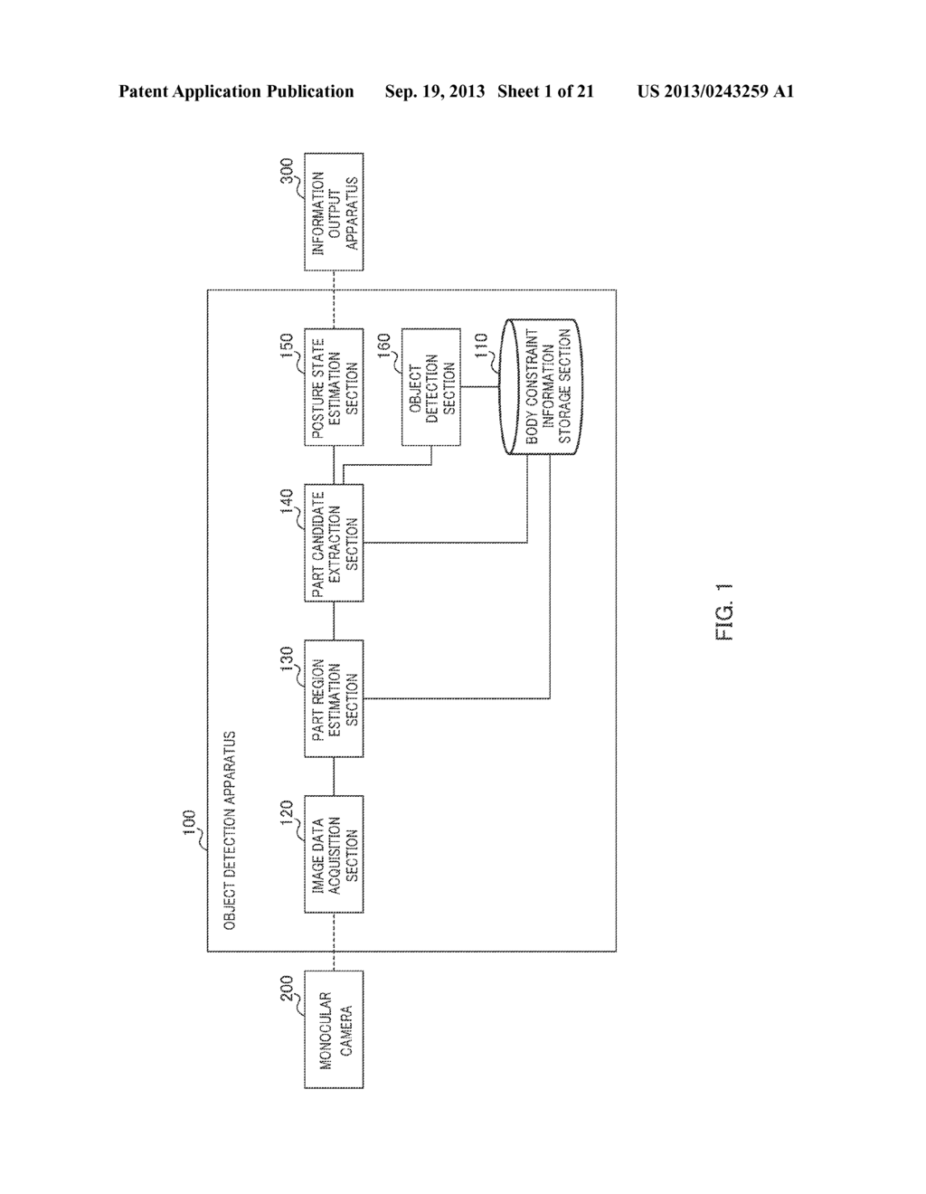 OBJECT DETECTION DEVICE AND OBJECT DETECTION METHOD - diagram, schematic, and image 02