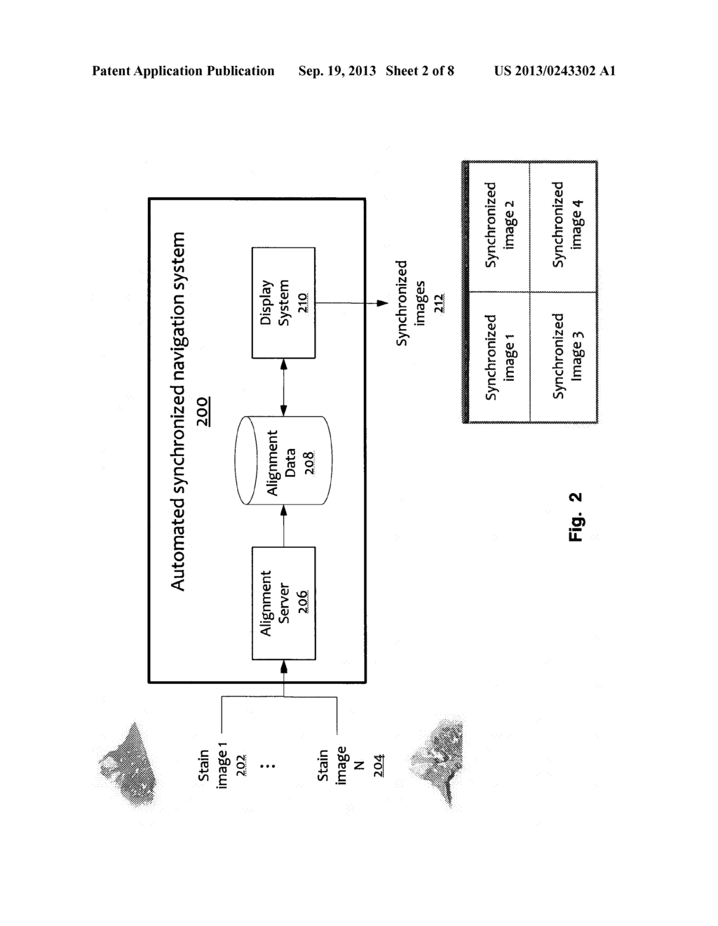 AUTOMATED SYNCHRONIZED NAVIGATION SYSTEM FOR DIGITAL PATHOLOGY IMAGING - diagram, schematic, and image 03