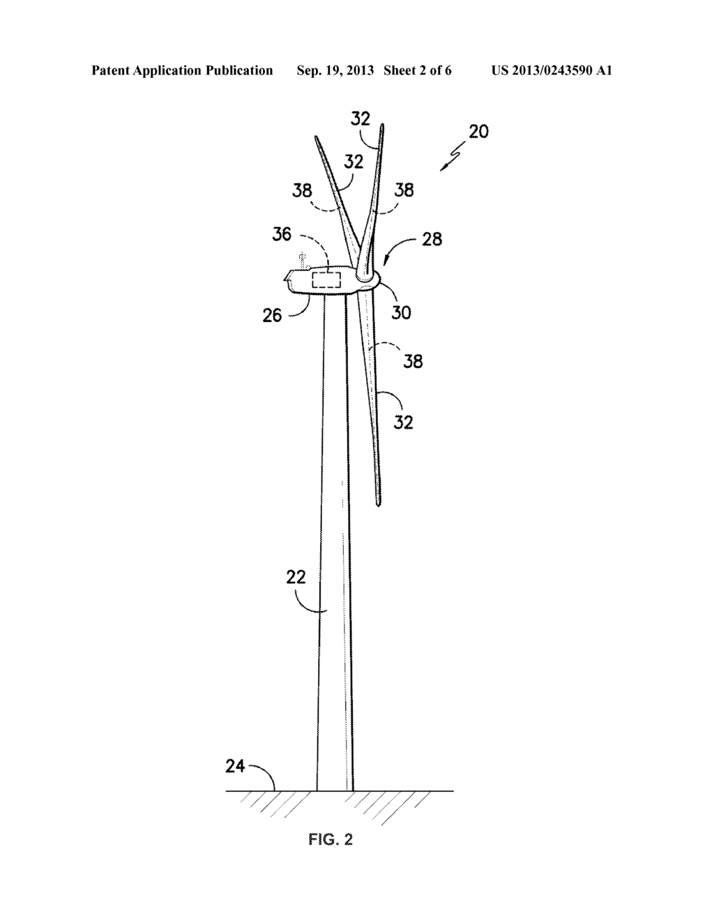 SYSTEMS AND METHODS FOR DETERMINING THRUST ON A WIND TURBINE - diagram, schematic, and image 03