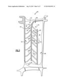 GAS TURBINE ENGINE AIRFOIL COOLING CIRCUIT diagram and image