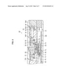 FLUID TRANSPORTING DEVICE OF THE PERISTALTIC TYPE WITH A PUSH PIN AND PUSH     PLATE ARRANGEMENT diagram and image