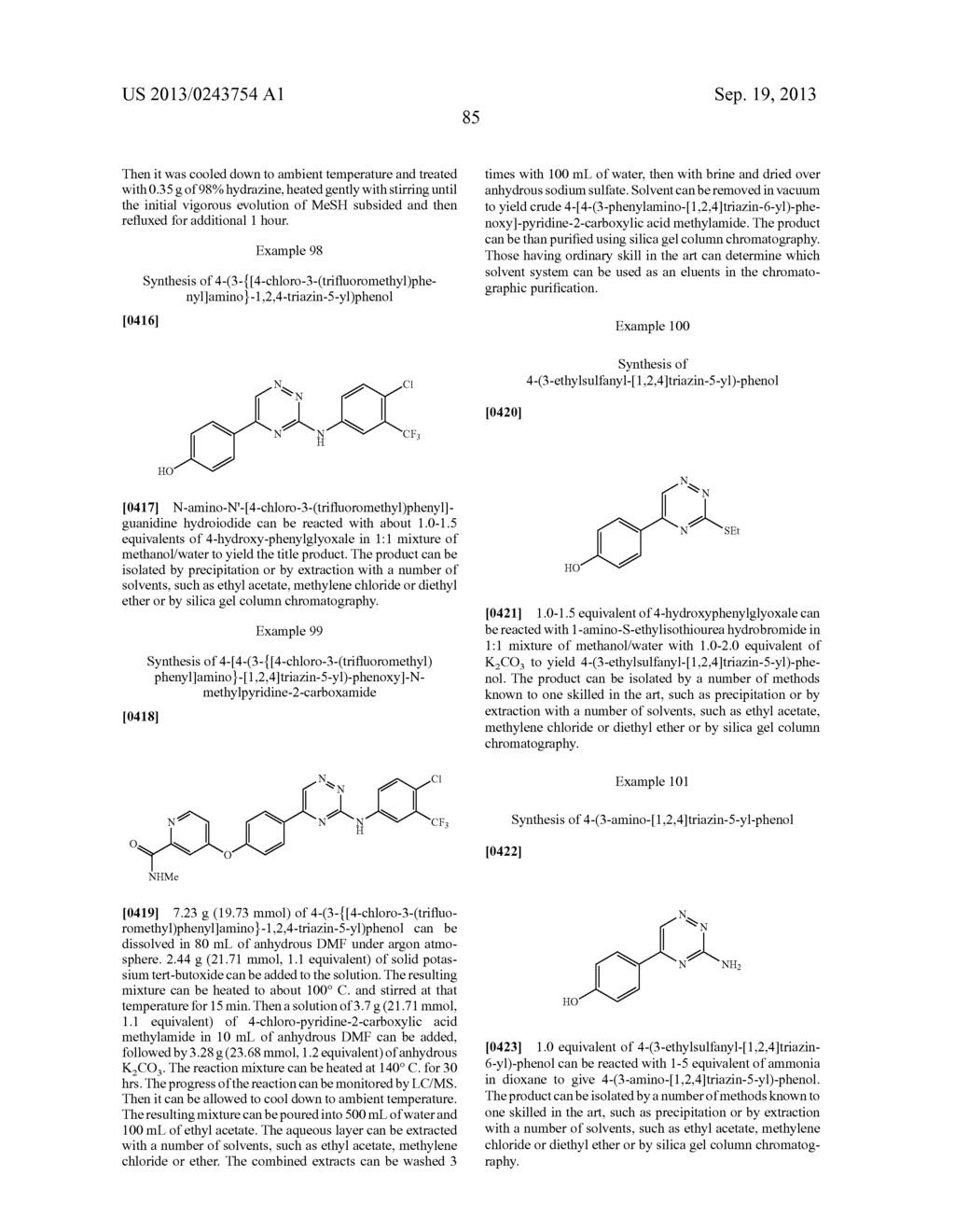 HETEROCYCLIC COMPOUNDS AND METHODS OF USE - diagram, schematic, and image 87