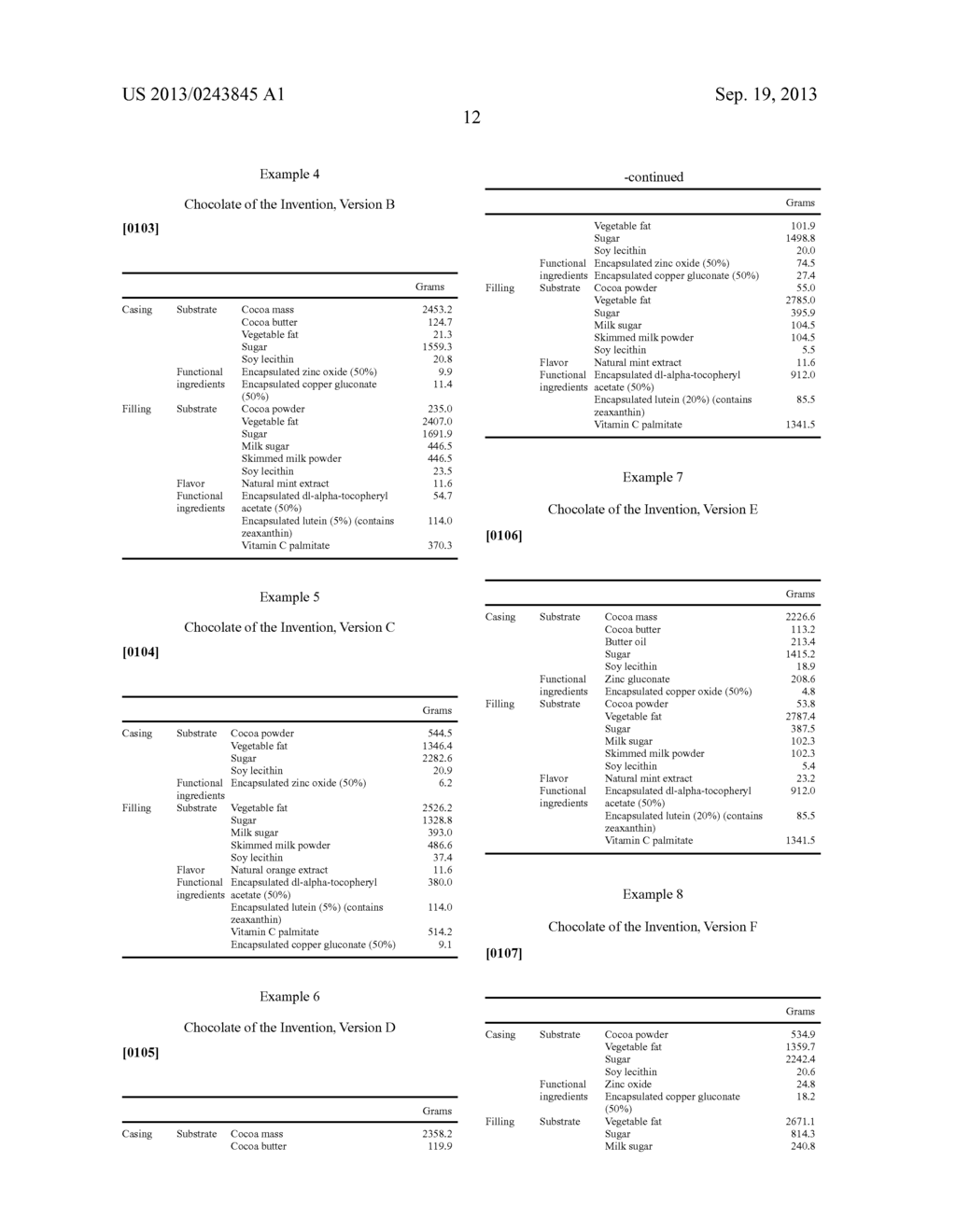 NUTRACEUTICAL CHOCOLATE OR COMPOUND CHOCOLATE PRODUCT - diagram, schematic, and image 13