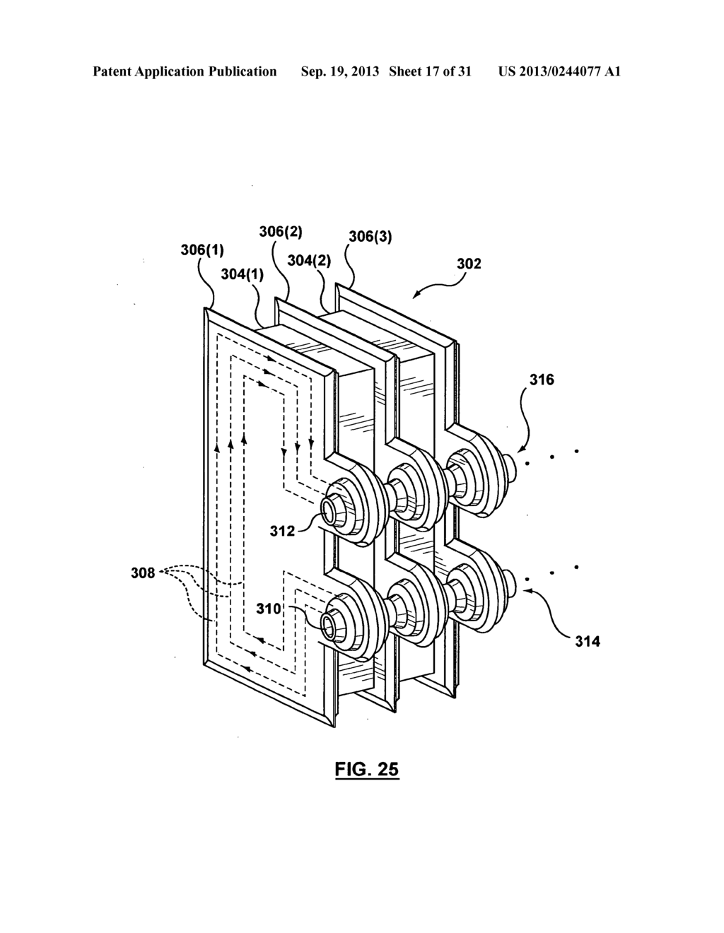 CONFORMAL FLUID-COOLED HEAT EXCHANGER FOR BATTERY - diagram, schematic, and image 18