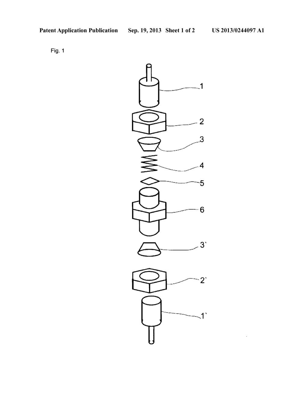 COMPOSITE MATERIALS, PRODUCTION THEREOF AND USE THEREOF IN ELECTROCHEMICAL     CELLS - diagram, schematic, and image 02