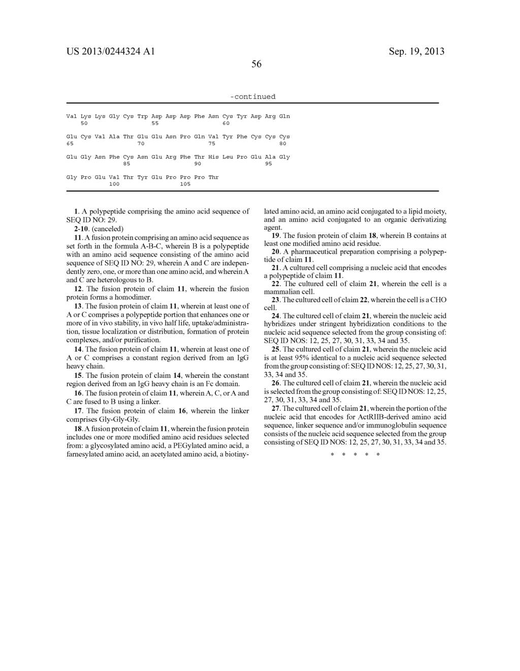 ISOLATED GDF TRAP POLYPEPTIDE - diagram, schematic, and image 78