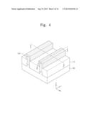 FIELD EFFECT TRANSISTORS HAVING AN EPITAXIAL LAYER ON A FIN AND METHODS OF     FABRICATING THE SAME diagram and image