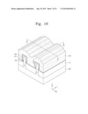 FIELD EFFECT TRANSISTORS HAVING AN EPITAXIAL LAYER ON A FIN AND METHODS OF     FABRICATING THE SAME diagram and image